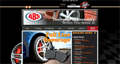 Desktop Screenshot of absfriction.com